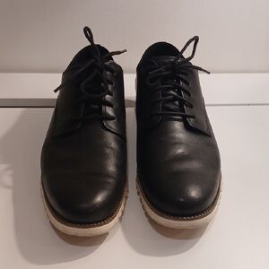 Classic Black Leather Men's Shoes